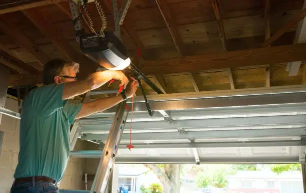 Garage door inspection and maintenance service in Fontana California from Cali Pros Garage Door