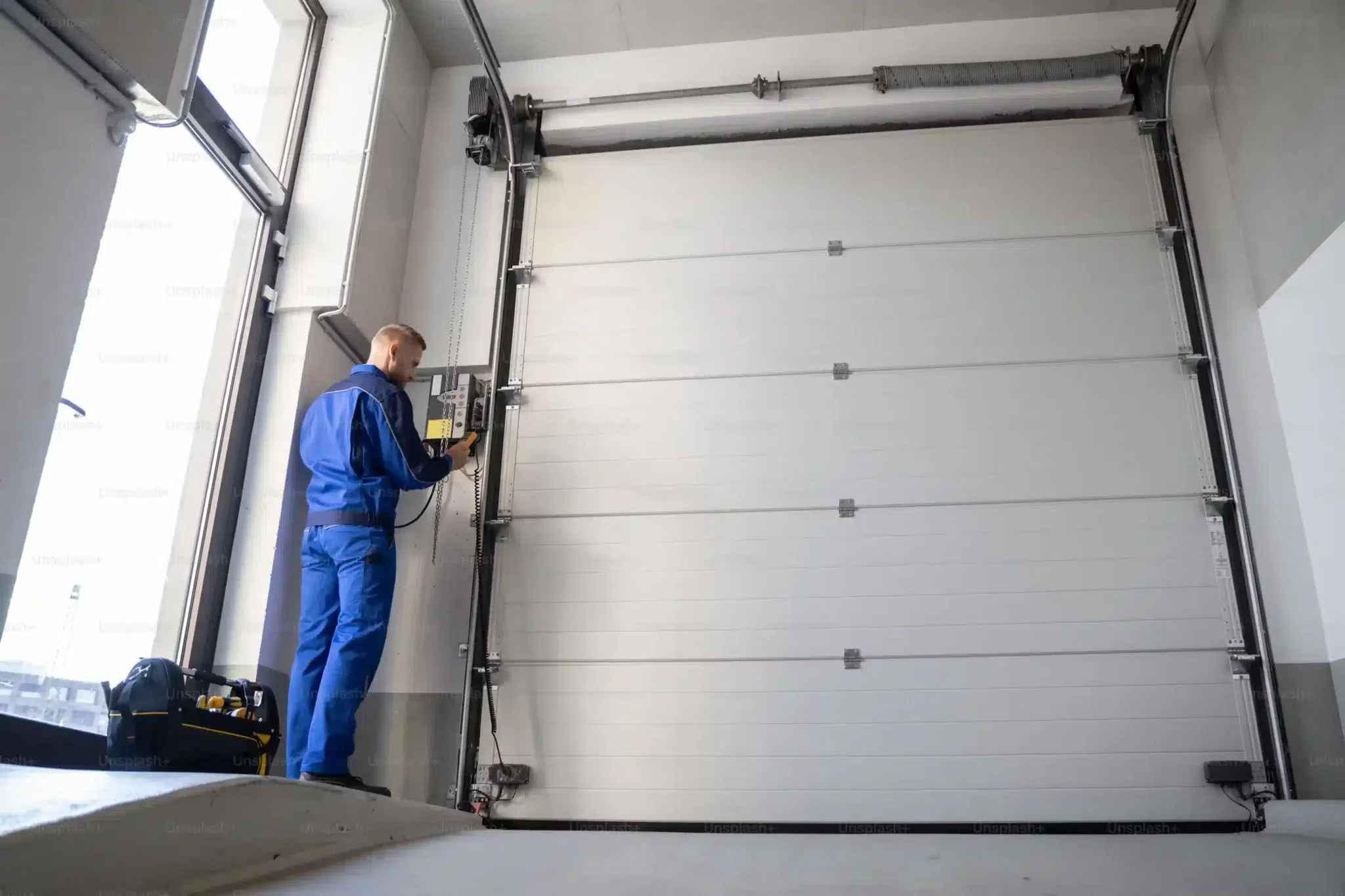 Garage door opener repair and installation in Fontana CA by Cali Pros Garage Door
